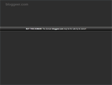 Tablet Screenshot of bloggeer.com